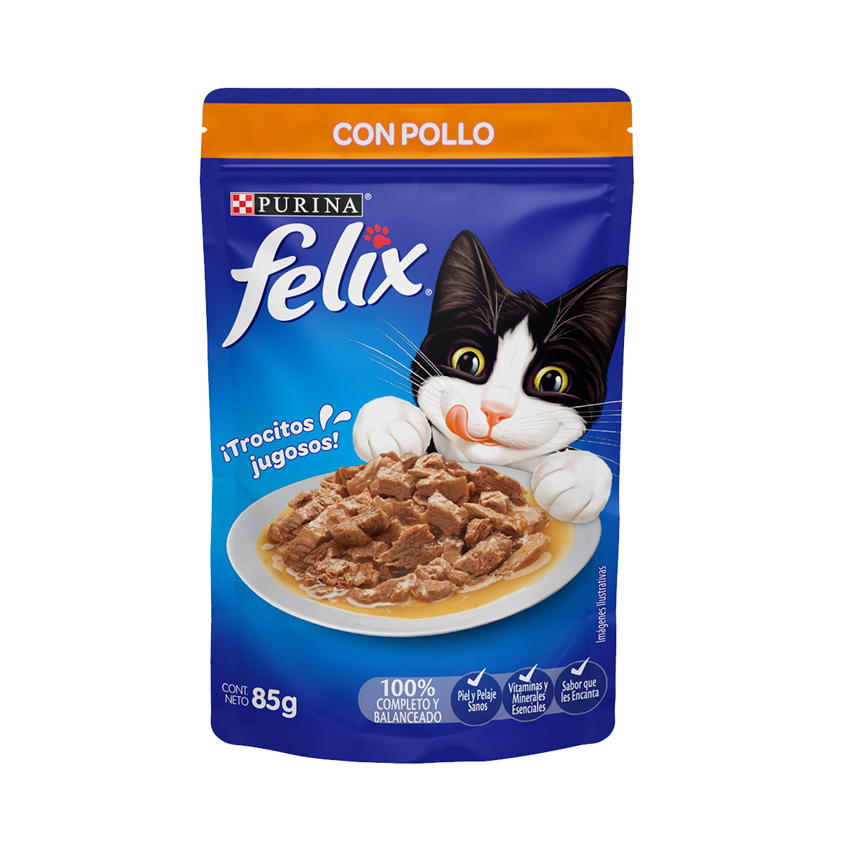 Sobre para gato Felix con pollo Sobre para gato Felix con pollo